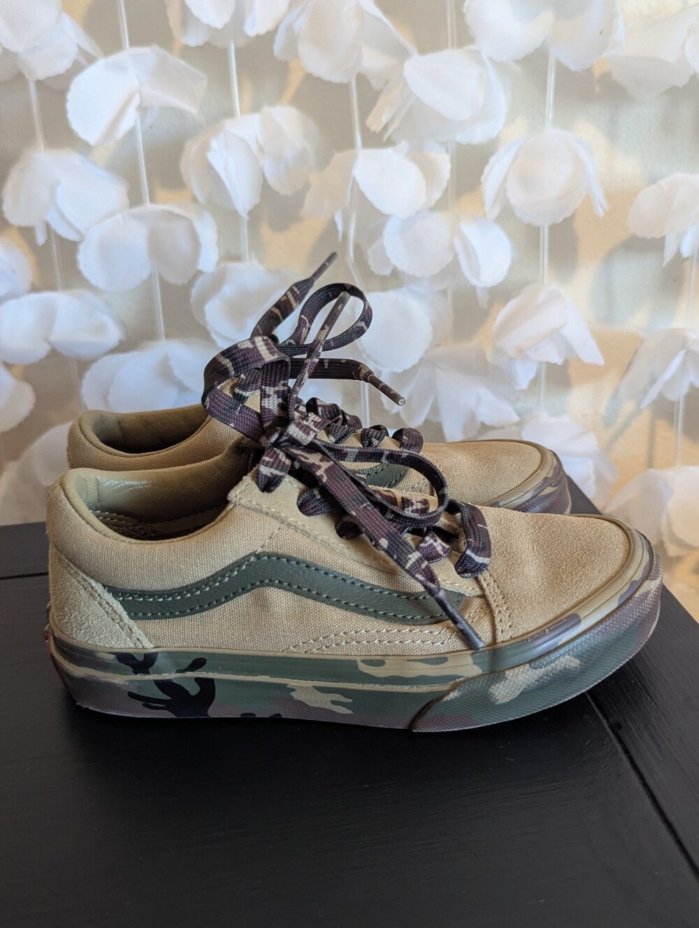Camo And Tan Vans Shoes